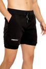 2-In-1 Activate Shorts - Black