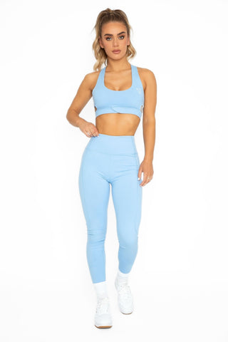 Core Performance Leggings - Baby Blue