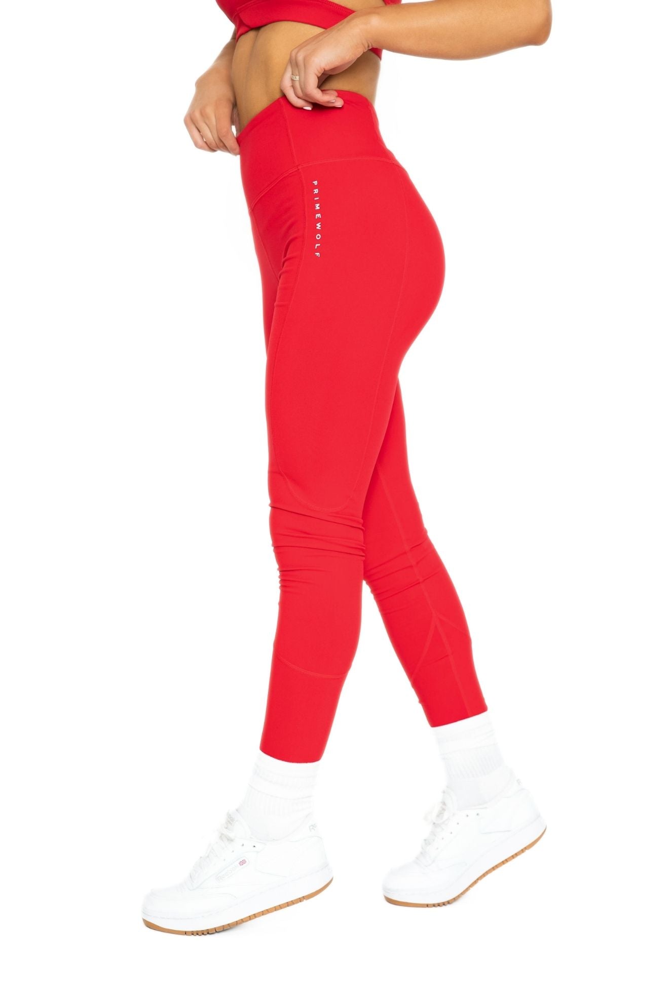 Core Performance Leggings - Cherry Red