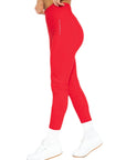 Core Performance Leggings - Cherry Red