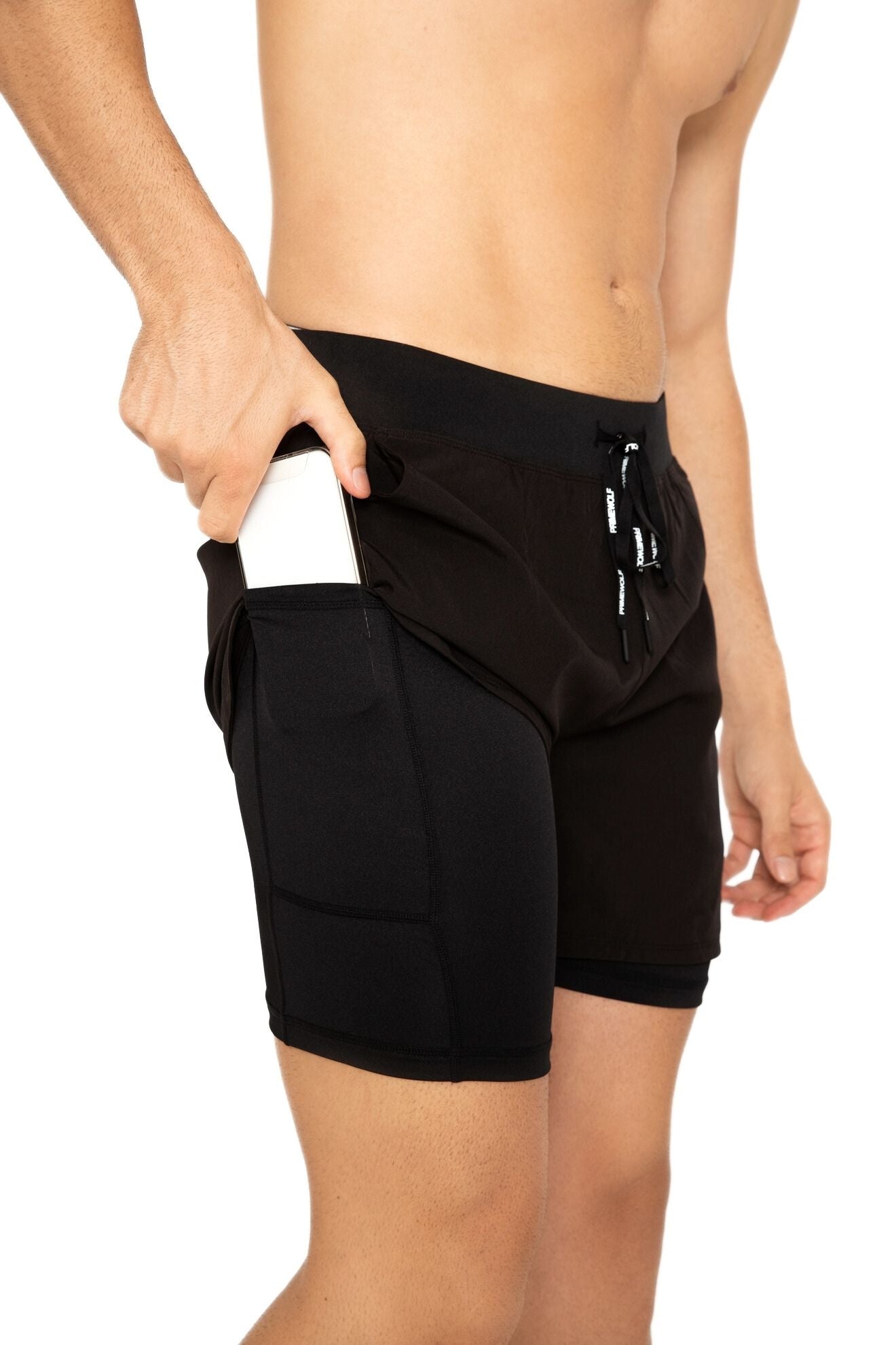 2-In-1 Activate Shorts - Black