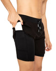 2-In-1 Activate Shorts - Black