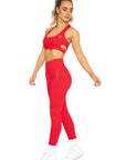 Core Performance Leggings - Cherry Red