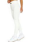 Ribbed Leggings - Creamy White