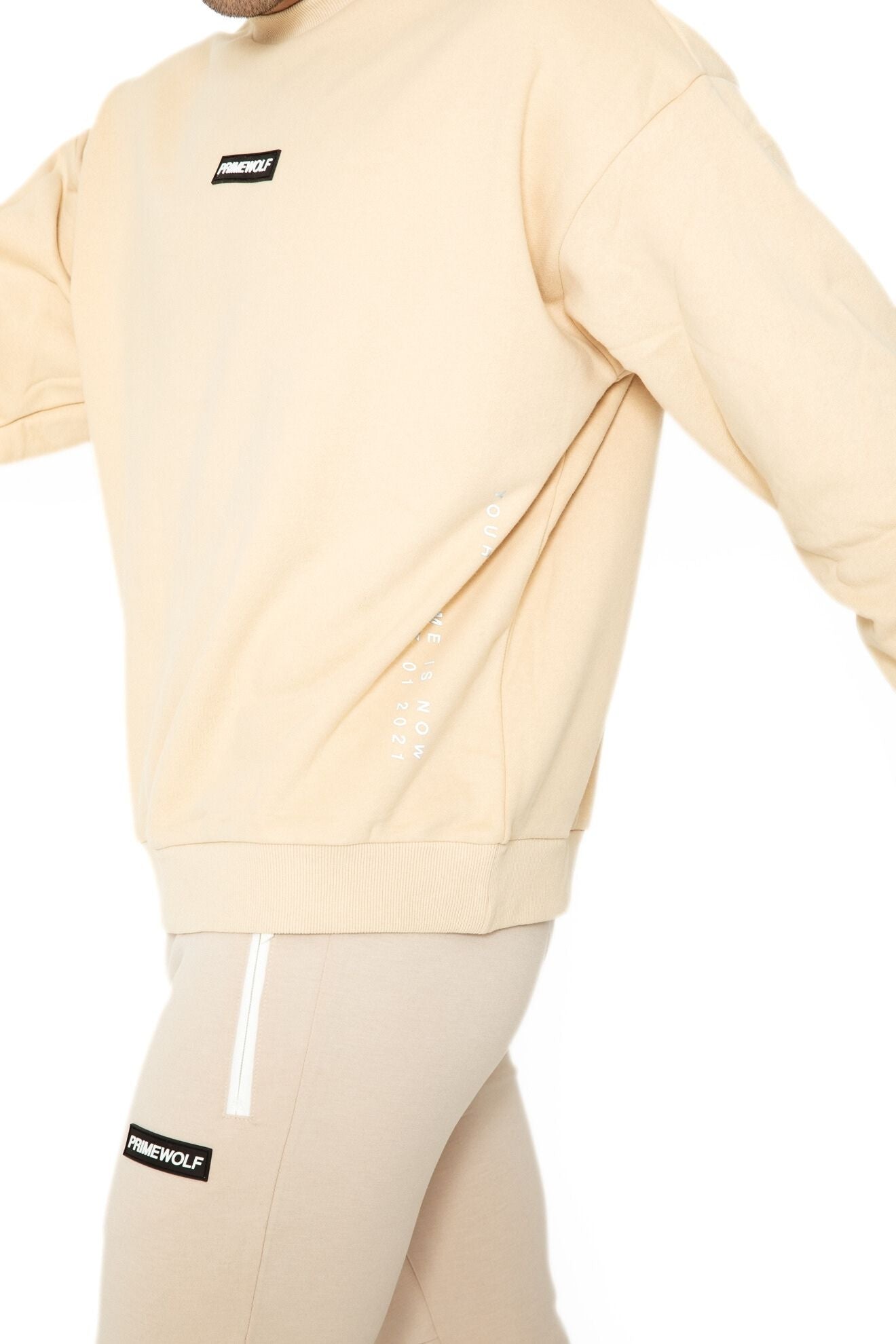 Off-Duty Crew Neck - Beige