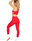 Core Performance Leggings - Cherry Red