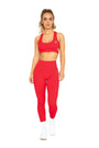 Core Performance Leggings - Cherry Red