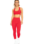 Core Performance Leggings - Cherry Red