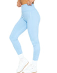 Core Performance Leggings - Baby Blue