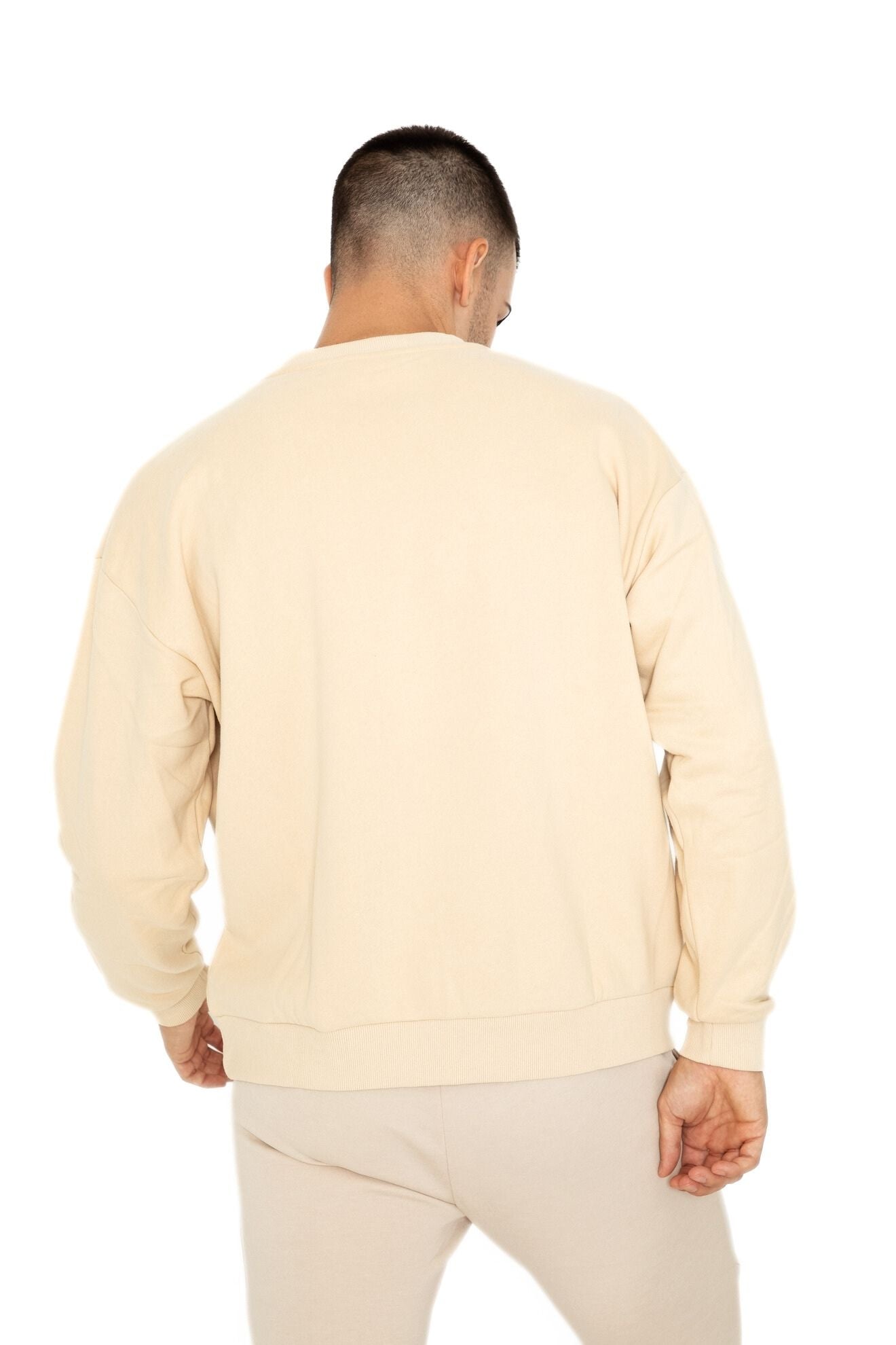 Off-Duty Crew Neck - Beige